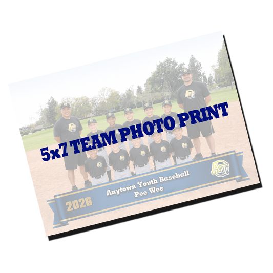 7x5 Team Photo Print